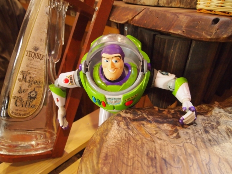 Buzz Lightyear at the Woody Bar in Hakone